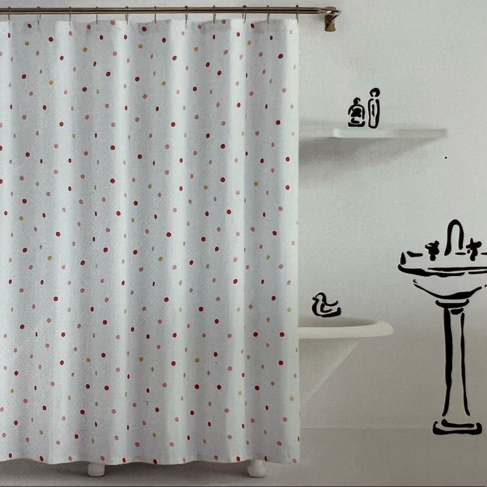 Kate Spade ♠️ Shower Curtain